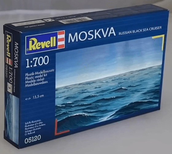 Model skib fra Revell - Moskava